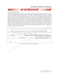 W25X32VZEIG T&R Datasheet Page 21
