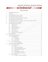 W25X64VZEIG Datasheet Page 2