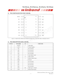 W25X64VZEIG Datasheet Page 7
