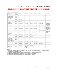 W25X64VZEIG Datasheet Page 17