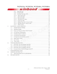W25X80AVDAIZ Datenblatt Seite 3