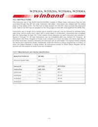 W25X80AVDAIZ Datasheet Page 14