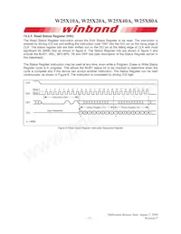 W25X80AVDAIZ Datasheet Page 17
