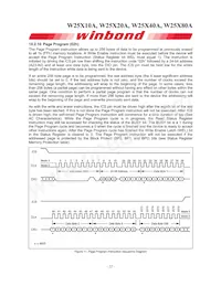 W25X80AVDAIZ Datenblatt Seite 22