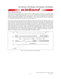 W25X80AVDAIZ Datasheet Page 23