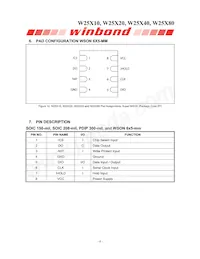 W25X80VZPIG T&R Datasheet Page 6