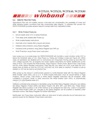 W25X80VZPIG T&R Datasheet Page 10