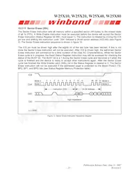 W25X80VZPIG T&R Datasheet Page 23