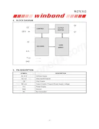 W27C512-45Z Datasheet Page 4