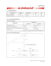 W27C512-45Z Datasheet Page 9