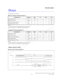 W29C020CP90B Datasheet Page 13