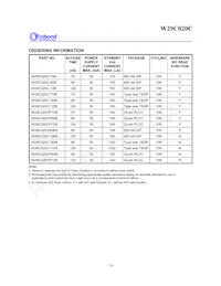 W29C020CP90B Datasheet Pagina 18
