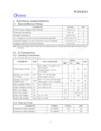 W29EE011P90Z Datasheet Page 12
