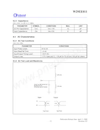 W29EE011P90Z Datasheet Page 13