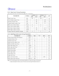 W29EE011P90Z Datasheet Page 14