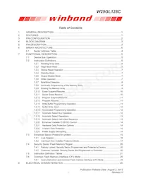 W29GL128CL9C TR Datasheet Page 3