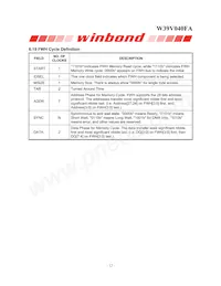 W39V040FAPZ Datasheet Page 12