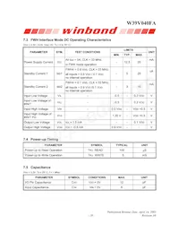 W39V040FAPZ Datasheet Page 19
