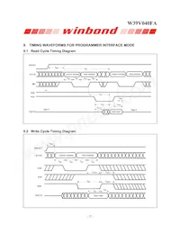 W39V040FAPZ Datasheet Page 22