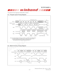 W39V040FAPZ Datasheet Page 23