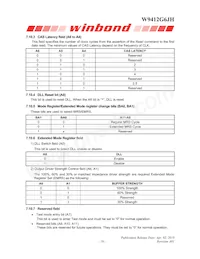 W9412G6JH-4 Datasheet Page 16