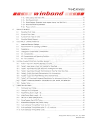 W9425G6EH-5 Datasheet Pagina 2