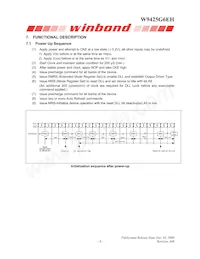 W9425G6EH-5 Datasheet Page 9
