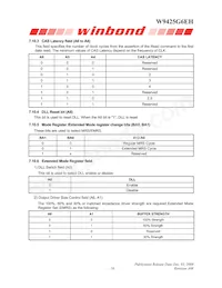 W9425G6EH-5 Datasheet Page 16