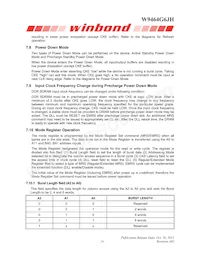 W9464G6JH-5I Datasheet Page 14