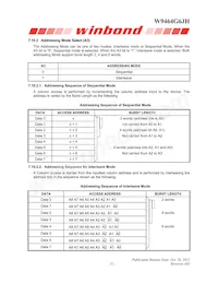 W9464G6JH-5I Datasheet Page 15