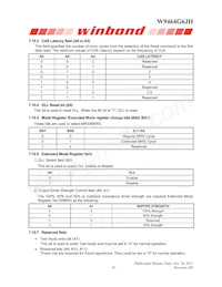 W9464G6JH-5I Datasheet Pagina 16