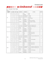 W9464G6JH-5I Datasheet Pagina 18