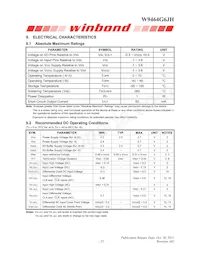 W9464G6JH-5I Datasheet Page 23