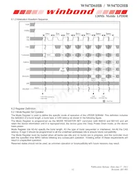 W947D2HBJX6E Datasheet Page 12