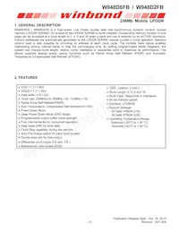 W948D6FBHX6I Datasheet Page 4