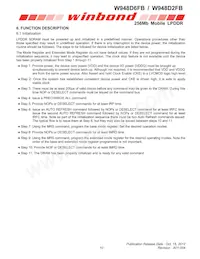 W948D6FBHX6I Datasheet Page 10
