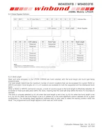 W948D6FBHX6I Datasheet Page 13