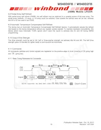 W948D6FBHX6I Datasheet Page 19