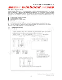 W94AD2KBJX5E Datasheet Page 18