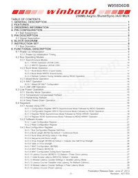 W958D6DBCX7I TR Datasheet Page 3