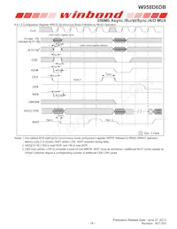 W958D6DBCX7I TR Datasheet Pagina 18