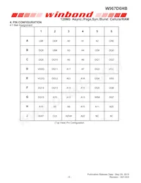 W967D6HBGX7I TR Datasheet Page 6