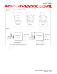 W967D6HBGX7I TR Datasheet Page 9
