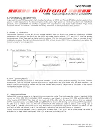 W967D6HBGX7I TR Datasheet Pagina 11