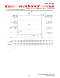 W967D6HBGX7I TR Datasheet Page 20