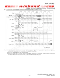 W967D6HBGX7I TR Datasheet Page 21