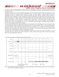 W968D6DAGX7I TR Datasheet Page 16