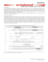 W968D6DAGX7I TR Datasheet Page 19