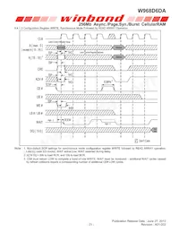 W968D6DAGX7I TR Datasheet Page 21