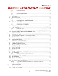 W9725G6IB-25 Datasheet Page 2
